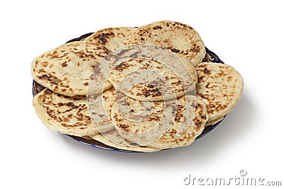 Traditional Moroccan pancakes for breakfast Stock Photo