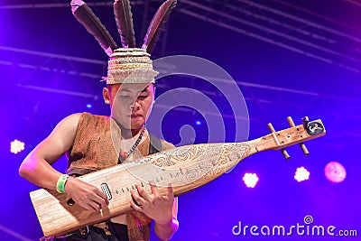 Traditional Music Sape Editorial Stock Photo