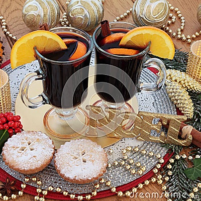 Traditional Noel Scene Stock Photo