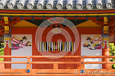Buddhist temple decoration Stock Photo
