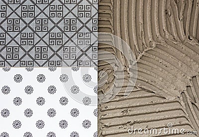 Traditional ornate portuguese decorative. Stock Photo