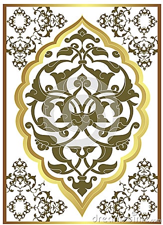 Traditional ottoman clean design Vector Illustration