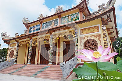 Traditional pagoda temple Stock Photo