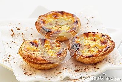 Traditional portuguese cakes Stock Photo