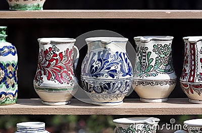 Traditional pottery - RAW format Stock Photo