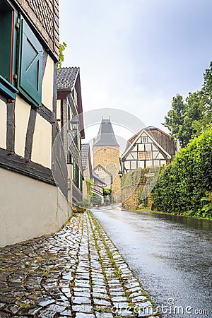 Traditional prussian wall in architecture in Germany Stock Photo