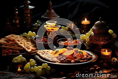 Traditional ramadan iftar food Stock Photo