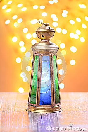 A Traditional Ramadan Lantern Stock Photo