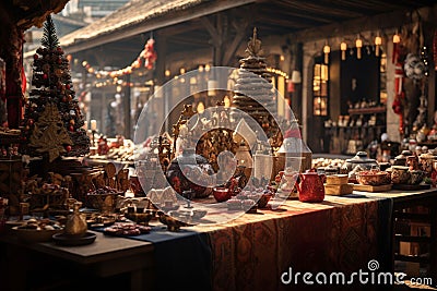 Traditional Reyes Magos crafts and handmade Stock Photo
