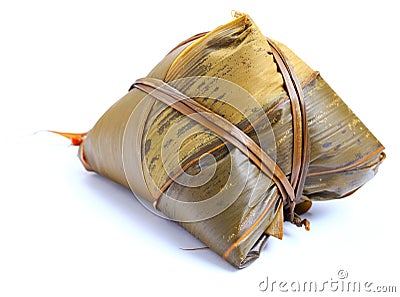 Traditional rice dumpling Stock Photo