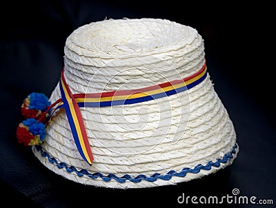 Traditional romanian hat Stock Photo