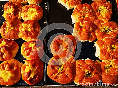 Traditional romanian moldovan pies - poale in brau Stock Photo