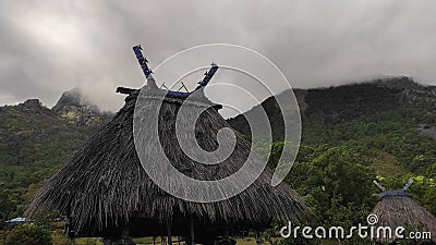 Traditional sacred house of Timor-Leste Stock Photo