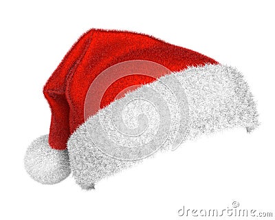 Traditional Santa Claus hat Stock Photo