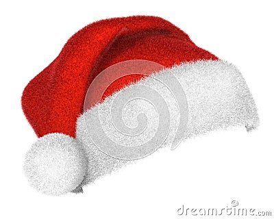 Traditional Santa Claus hat Stock Photo