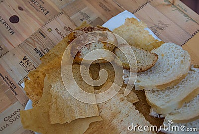 Traditional Sardinian bread at Editorial Stock Photo