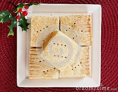 Traditional Scottish shortbread Stock Photo