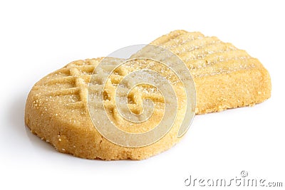 Traditional shortbread biscuit. Stock Photo