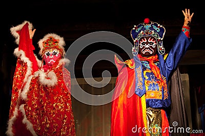 Traditional Sichuan Chinese Opera Editorial Stock Photo