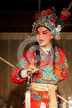 Traditional Sichuan Chinese Opera Editorial Stock Photo