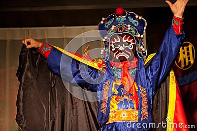 Traditional Sichuan Chinese Opera Editorial Stock Photo