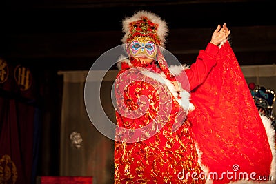 Traditional Sichuan Chinese Opera Editorial Stock Photo