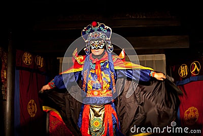 Traditional Sichuan Chinese Opera Editorial Stock Photo