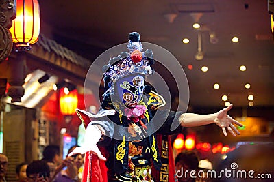 Traditional Sichuan Chinese Opera Editorial Stock Photo