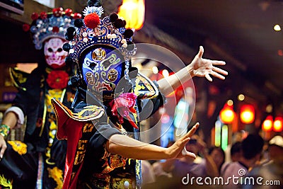 Traditional Sichuan Chinese Opera Editorial Stock Photo