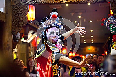 Traditional Sichuan Chinese Opera Editorial Stock Photo