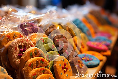 Traditional Sinterclass Candies and Cookies - Delectable Delights for All Occasions, background Stock Photo