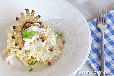 Traditional Slovak food Stock Photo