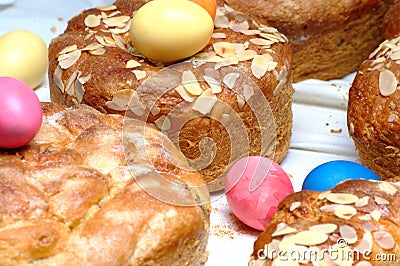 Traditional sweet bread Stock Photo