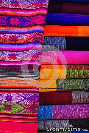 Traditional Textiles Stock Photo