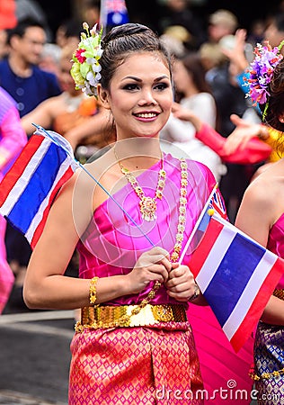 Traditional Thai clothing Editorial Stock Photo