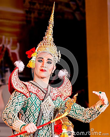 Traditional thai costume Editorial Stock Photo