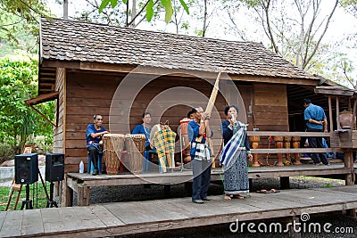 Traditional Thai show Editorial Stock Photo