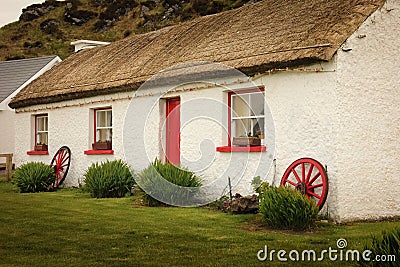 Glencolumbkille Folk Village. county Donegal. Ireland Stock Photo