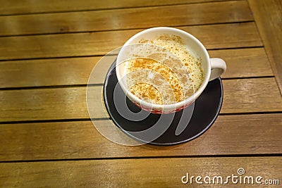 Traditional Turkish beverage sahlep Stock Photo