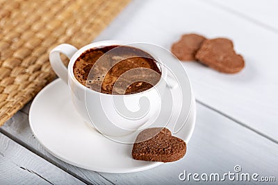 Traditional Turkish Coffee, delicous Turkish coffee Stock Photo
