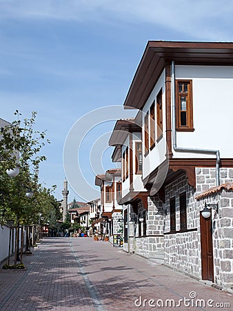 Traditional Turkish Houses Stock Photo