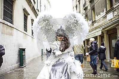 Traditional Venice Carnival Masks Editorial Stock Photo