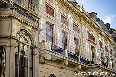 Traditional victorian house in london Stock Photo