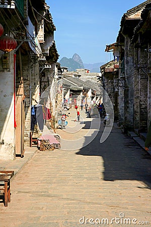 Traditional village Editorial Stock Photo