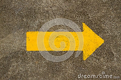 Traffic arrow sign Stock Photo