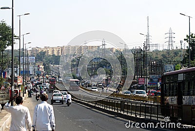 Traffic of Bhopal Editorial Stock Photo