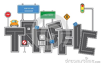 Traffic concept Vector Illustration