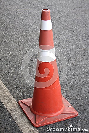 Traffic cone Stock Photo