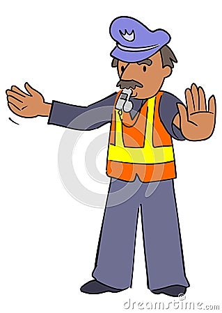 Traffic Cop Stock Image - Image: 11778861