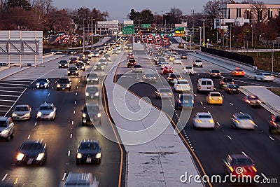 Traffic-Fairfax-County Stock Photo